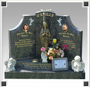 Double Grave Headstone